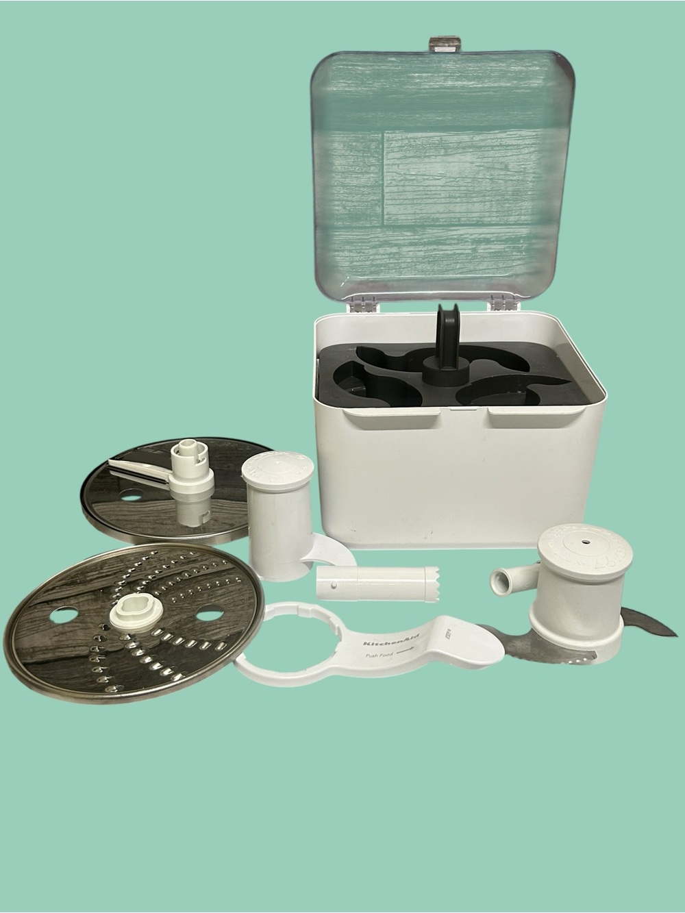 KitchenAid Food Processor Accessory Storage Case & Blades Set - Picture 3 of 6